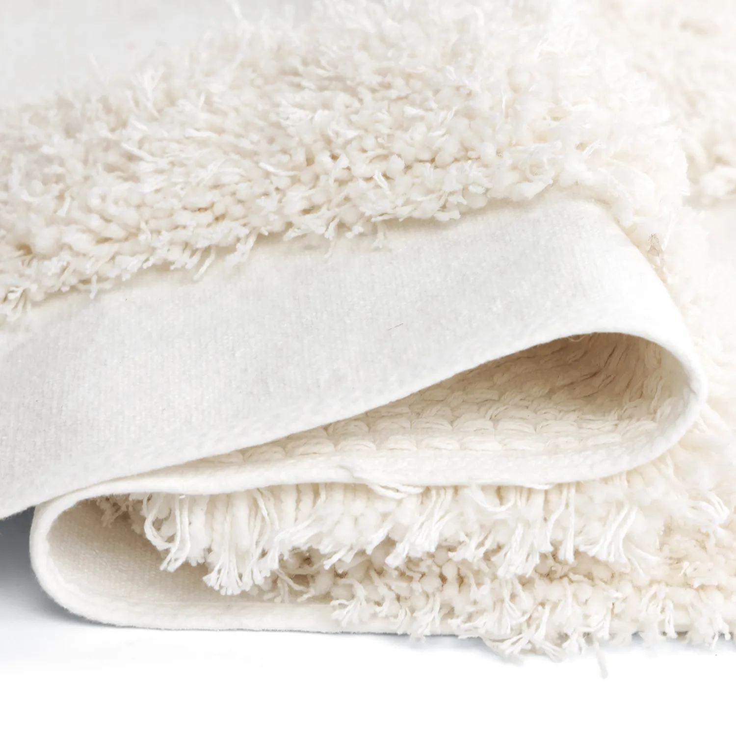 Ryamattor - Sivota Natural Cotton Shaggy (offwhite)