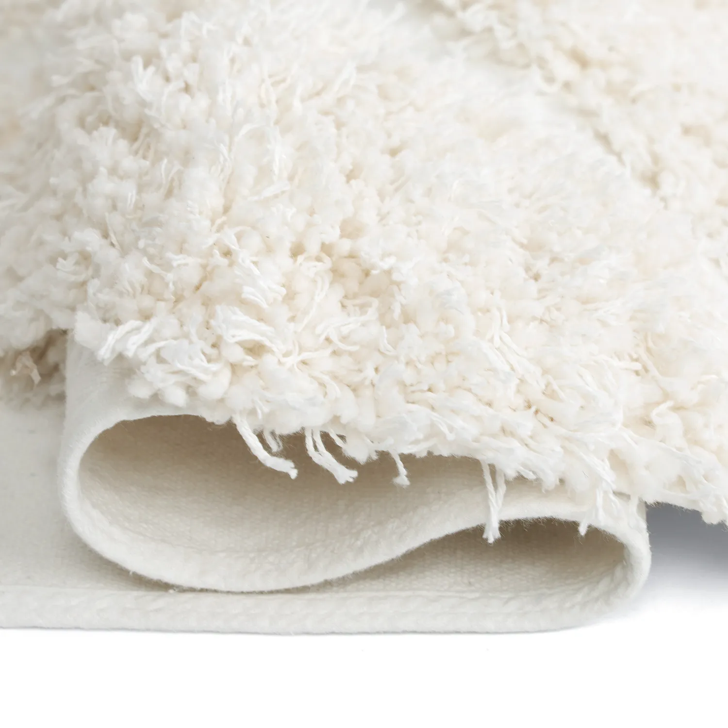 Ryamattor - Sivota Natural Cotton Shaggy (offwhite)