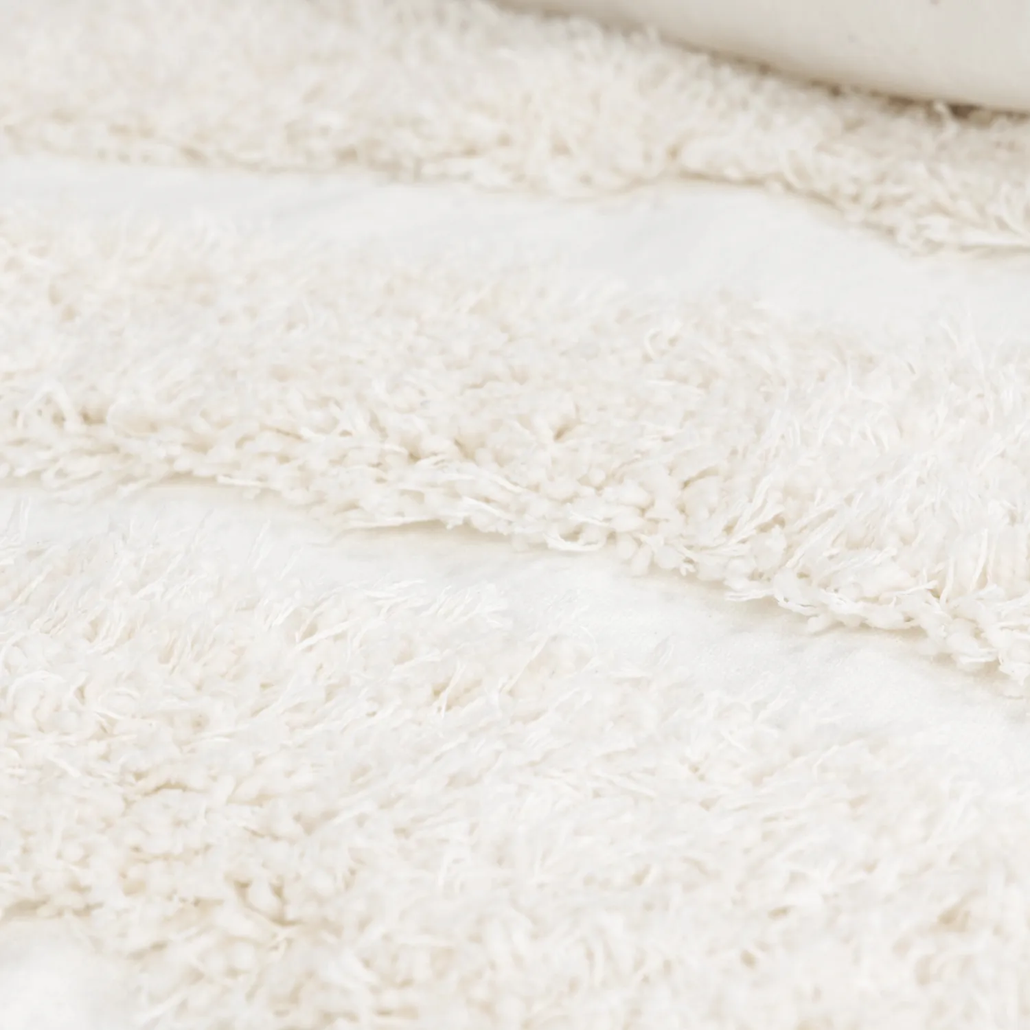Ryamattor - Sivota Natural Cotton Shaggy (offwhite)
