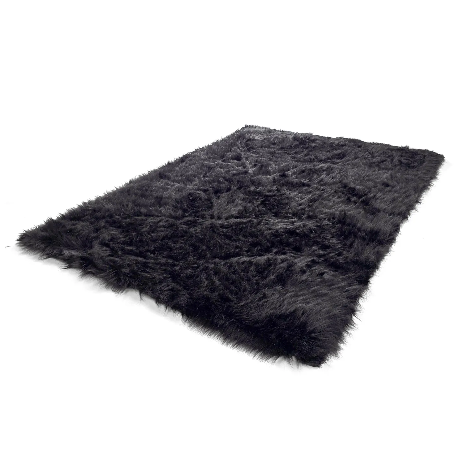 Koberce s dlhým vlasom - Sohar (čierna)