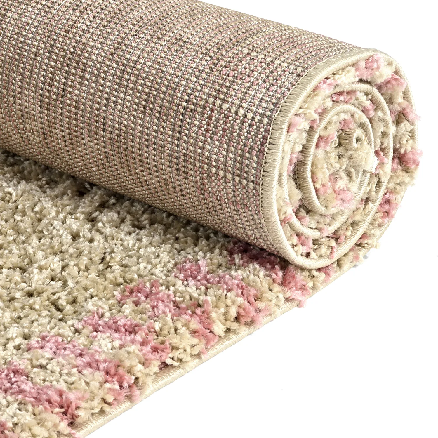 Koberce s vlasom - Tiznit (béžová/ružová)