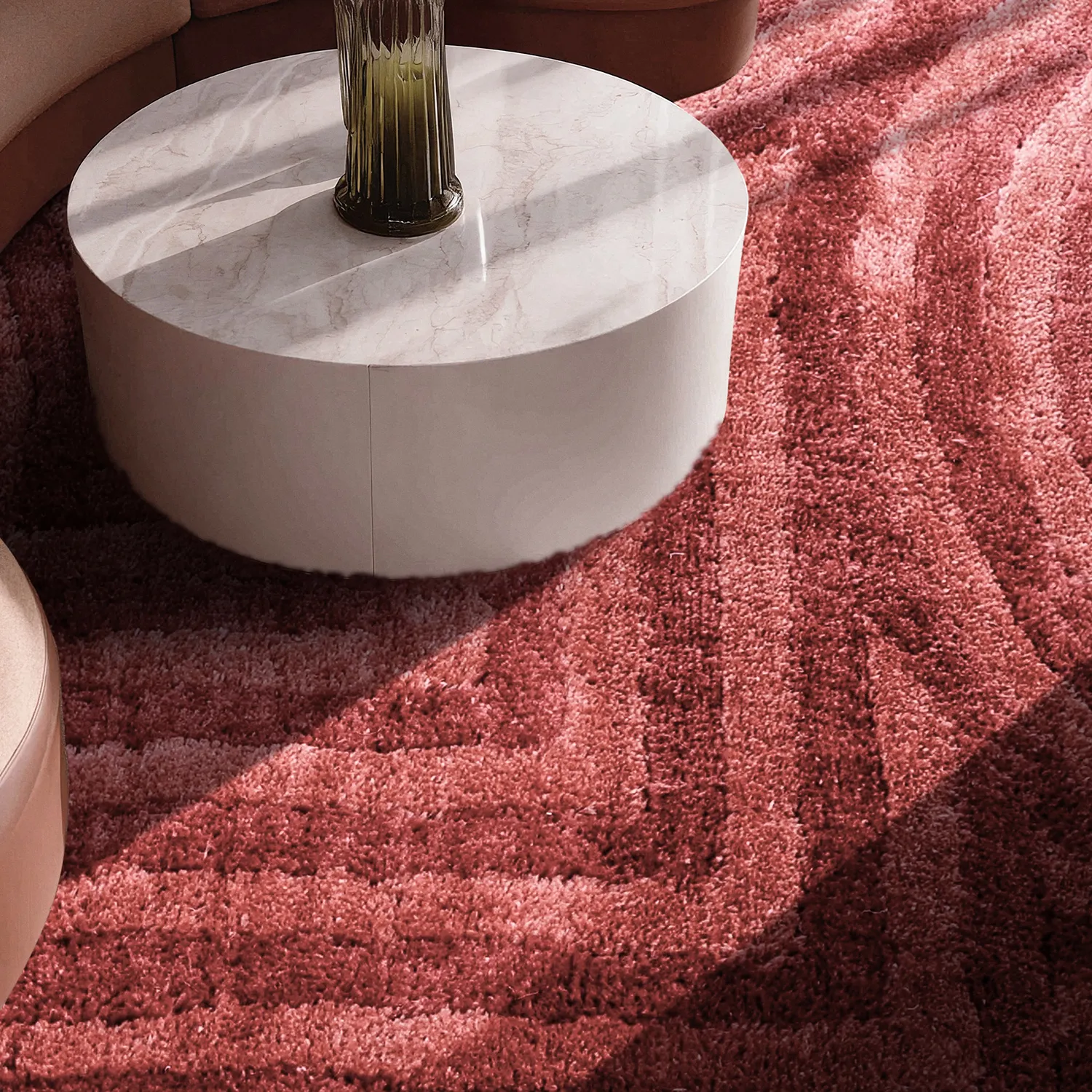 Ryamattor - Volos (röd/rosa)