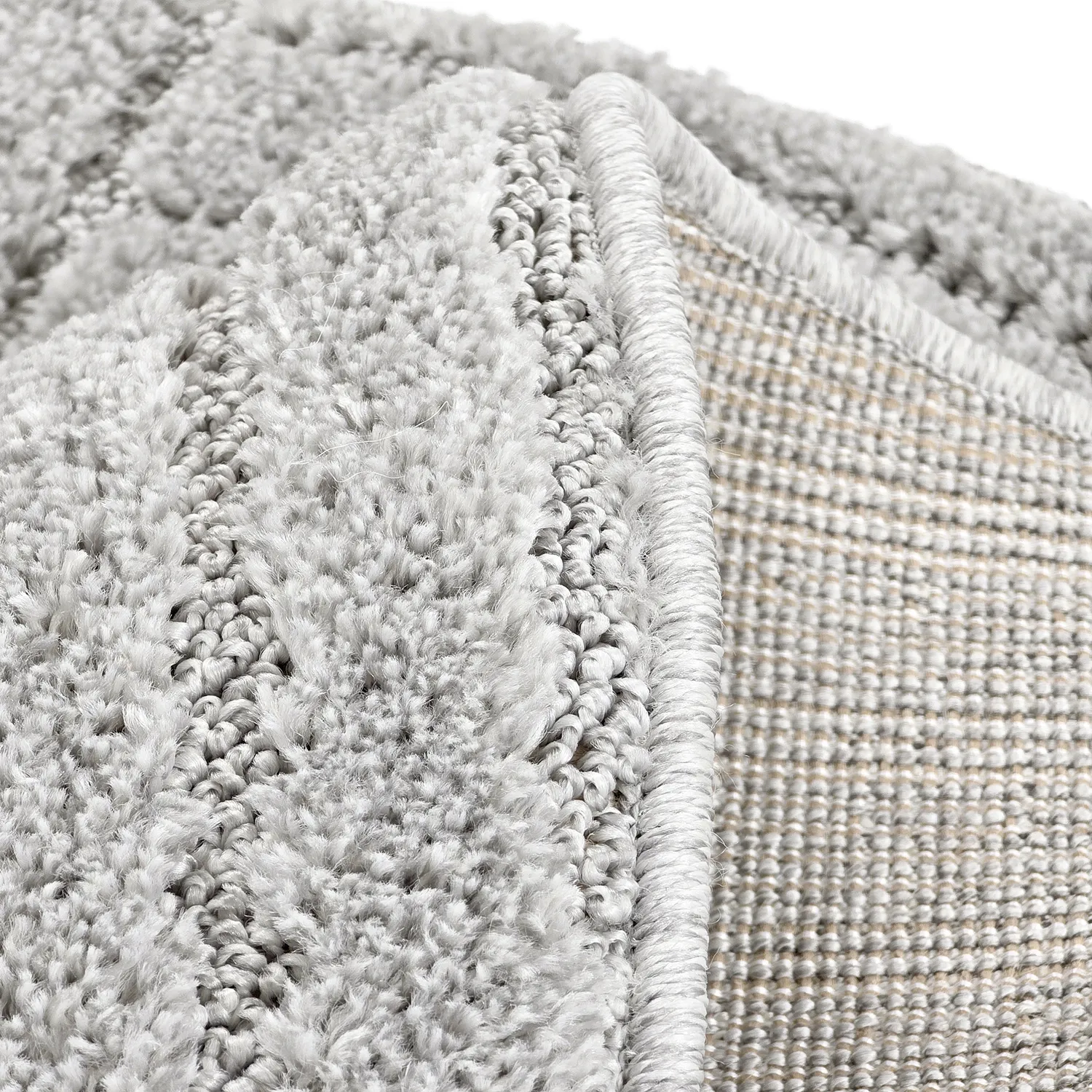 Kruhové koberce - Wendy (svetlo šedá)