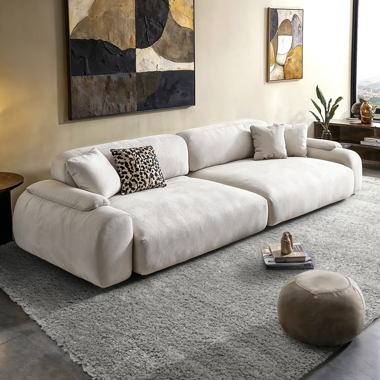 Koberec s chlupatým povrchem - Zoe (šedý)