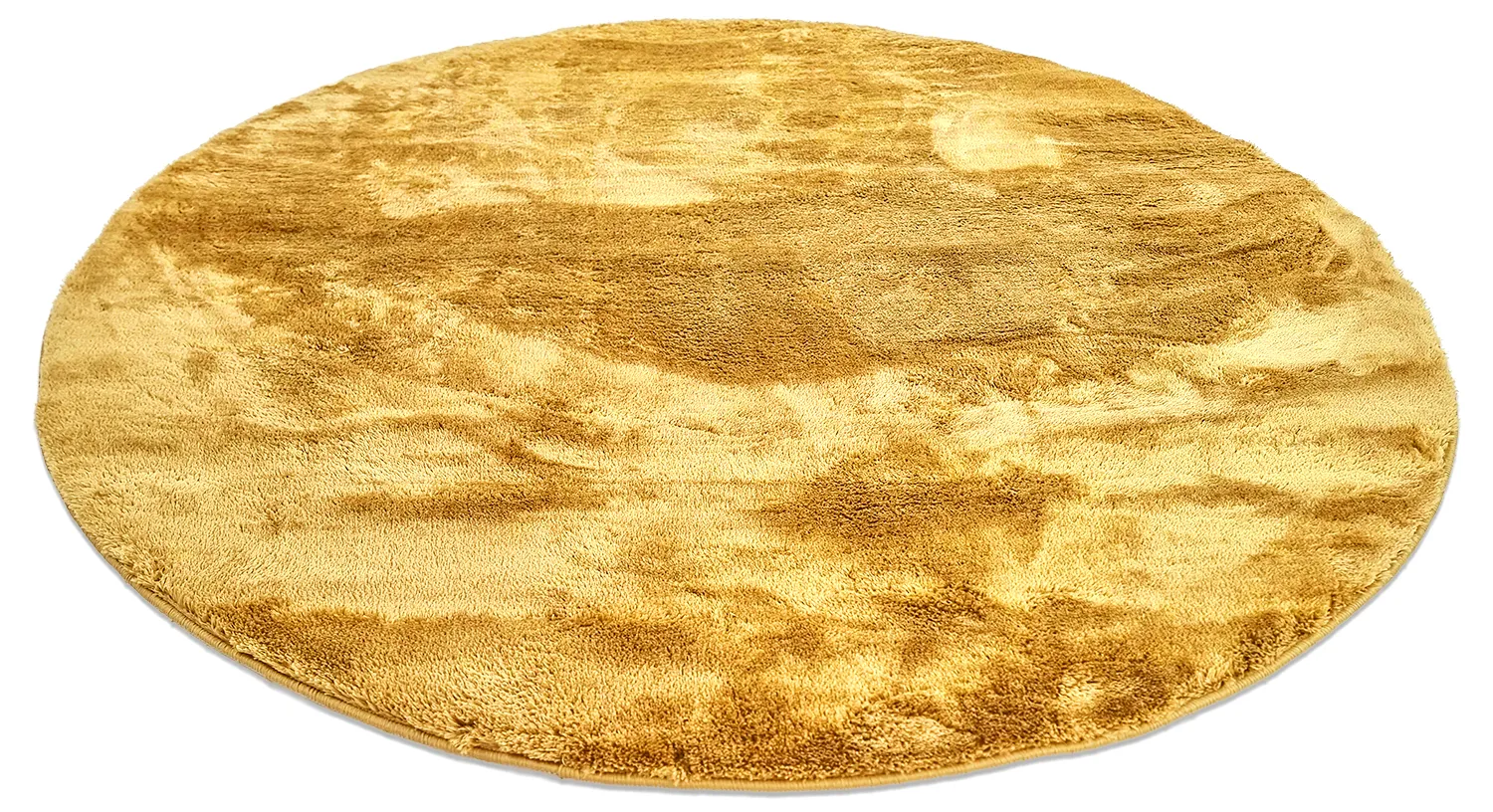 Koberce okrúhle - Aranga Super Soft Fur (okrová)