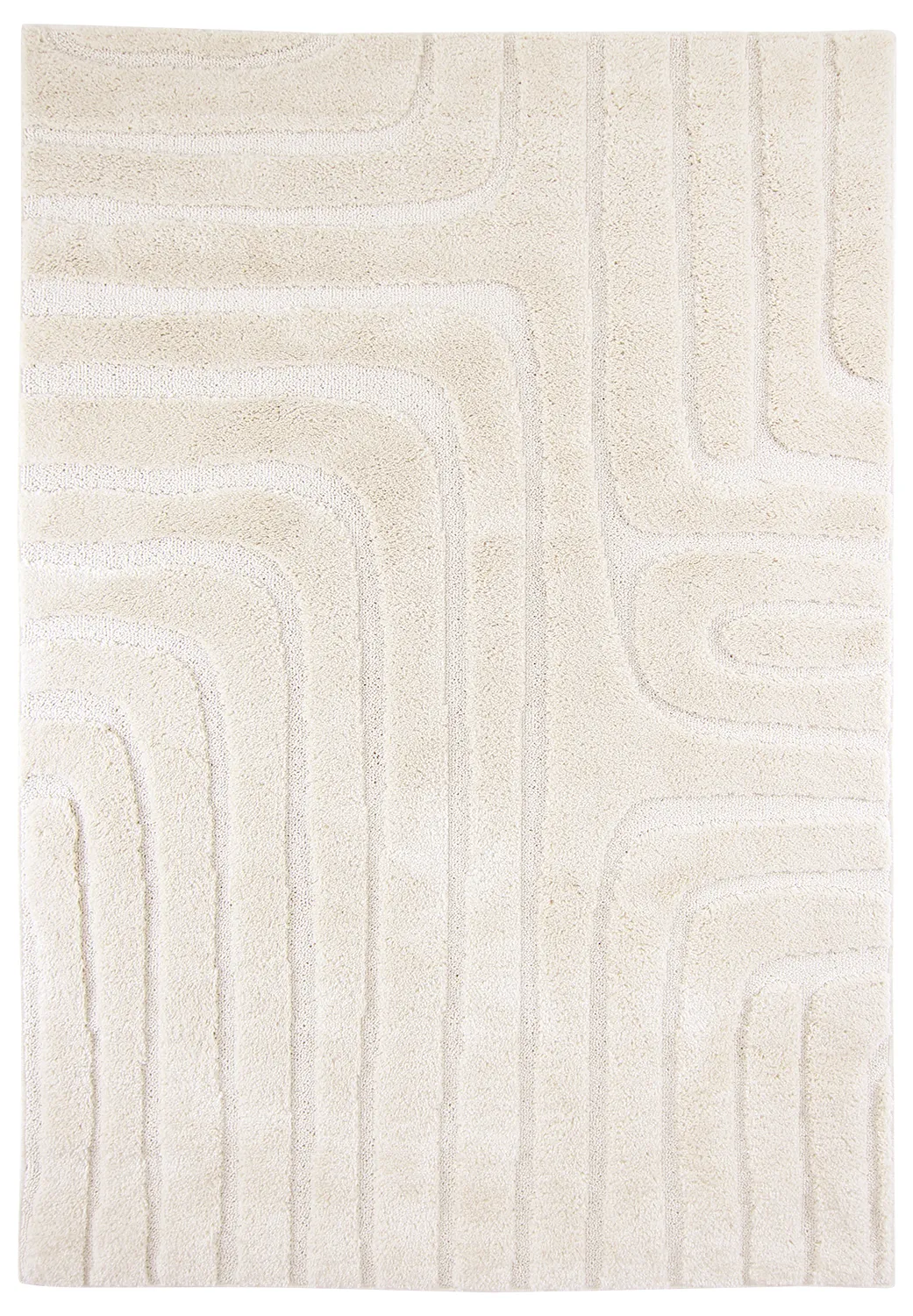 Koberce s chlpatým povrchom - Elvira (offwhite)