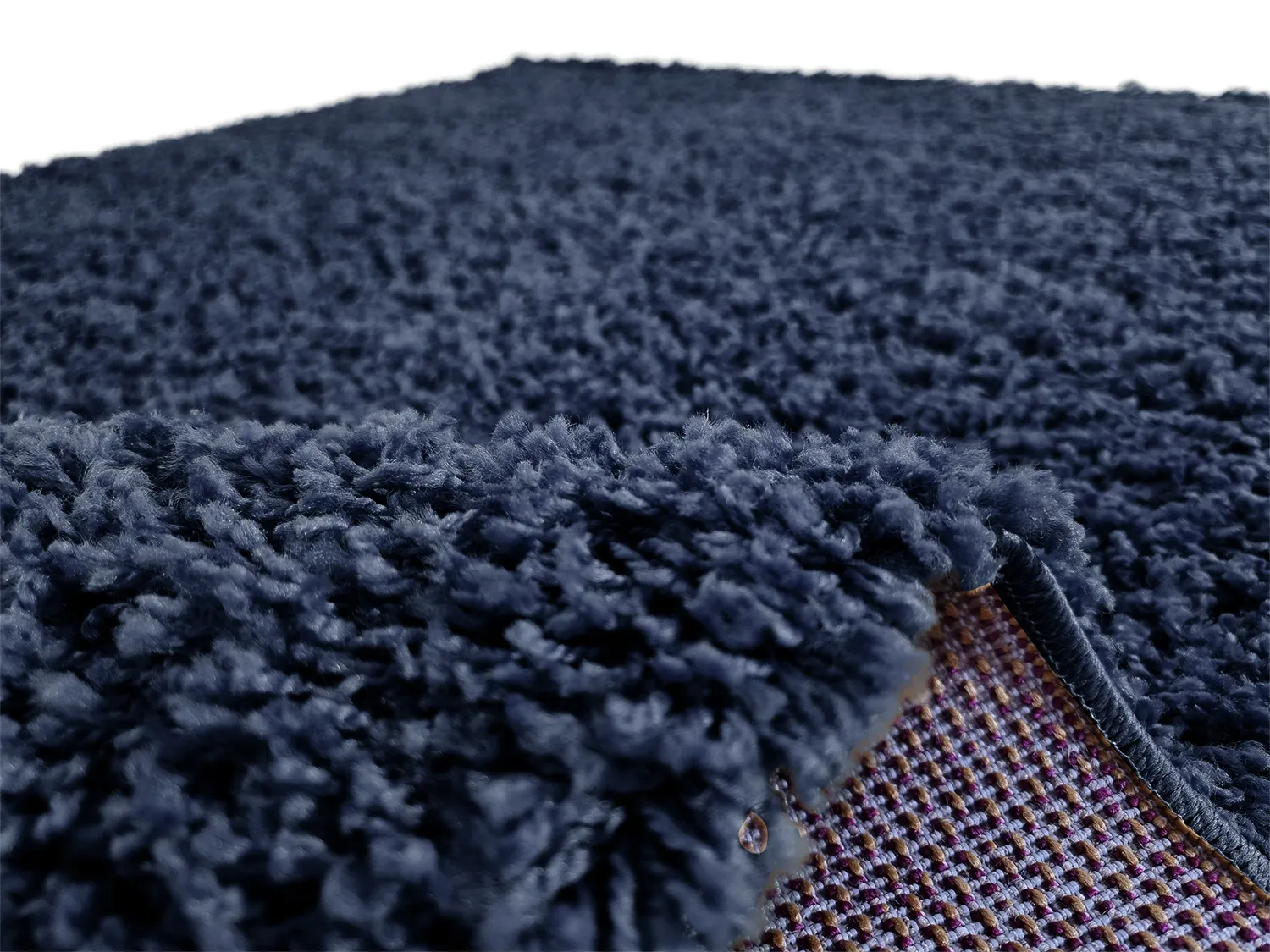 Koberce s dlhým vlasom - Zoe (tmavomodrá)