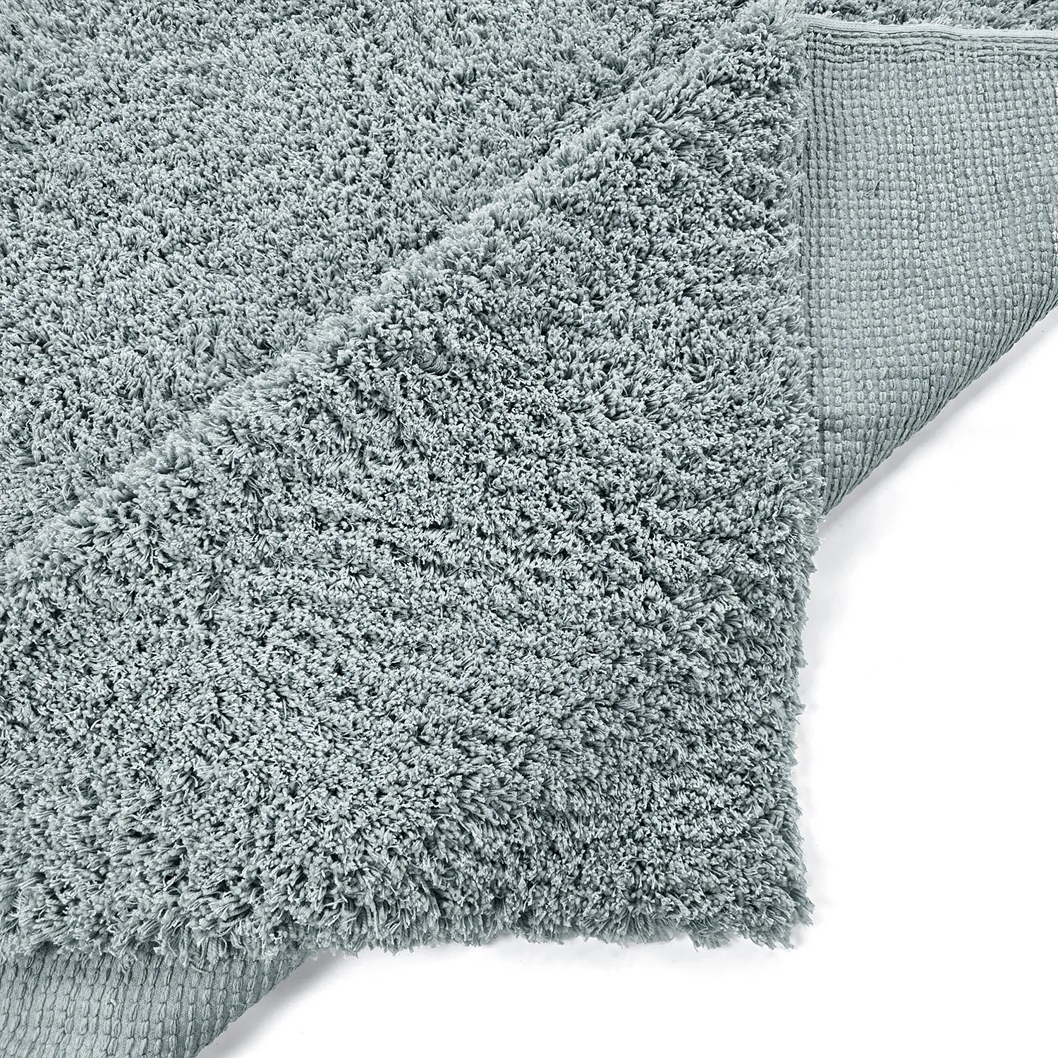 Ryamattor - Combarro Solid Cotton Shaggy (ljusblå)