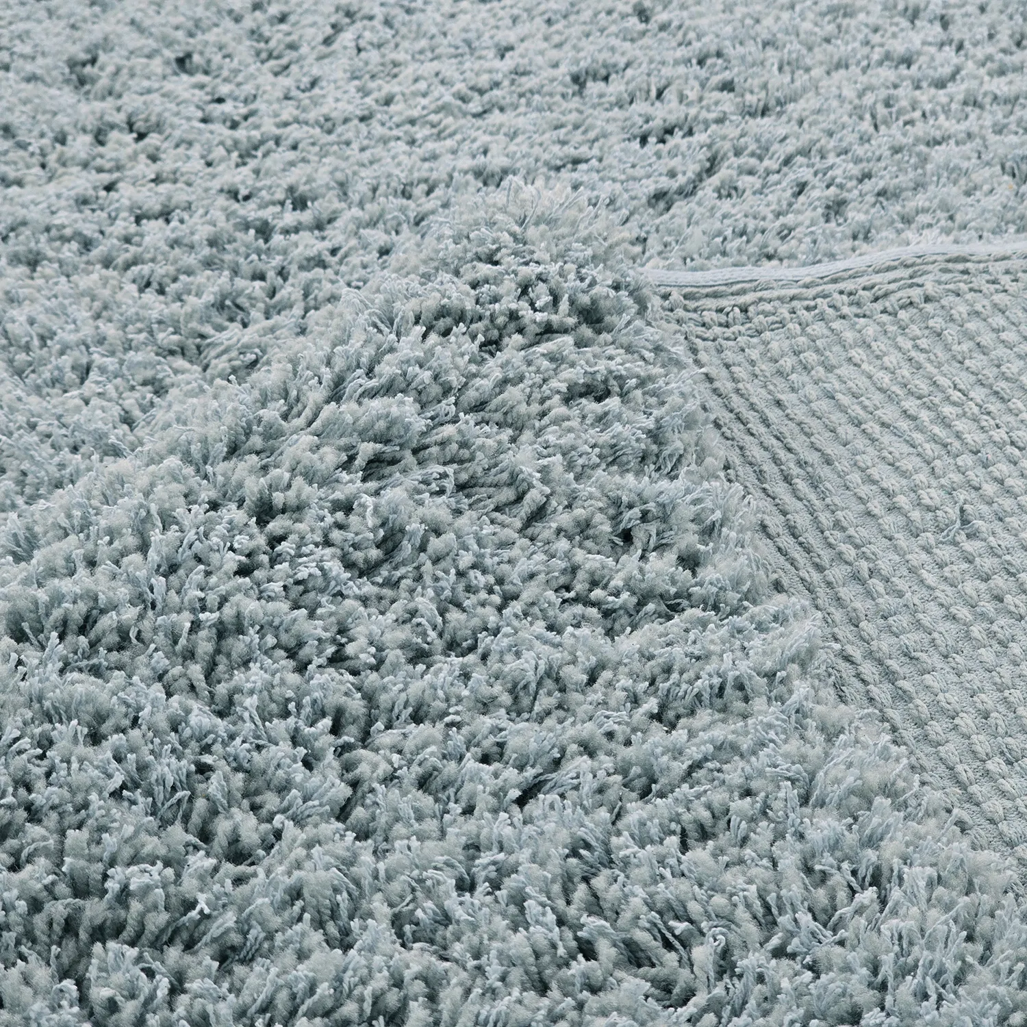 Ryamattor - Combarro Solid Cotton Shaggy (ljusblå)