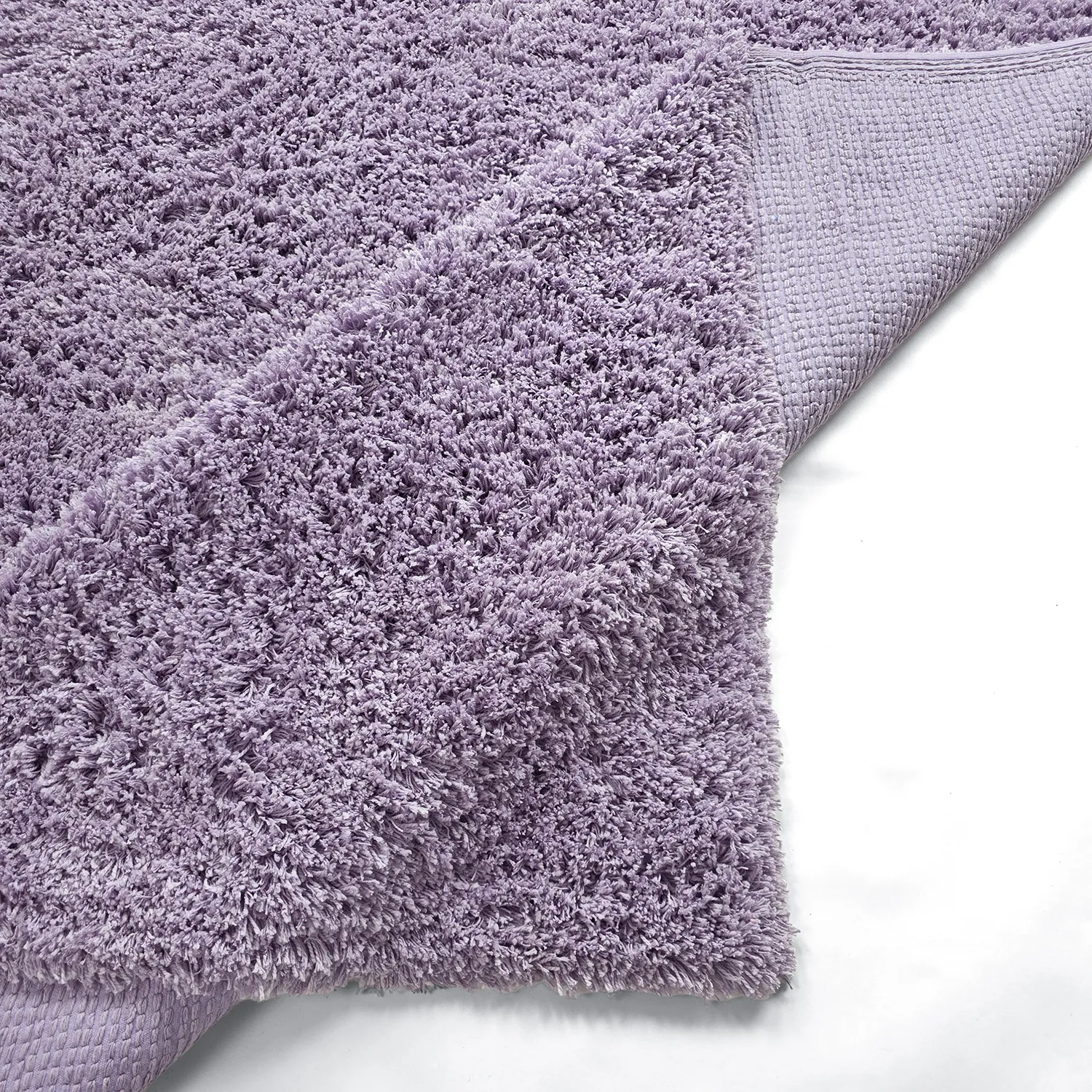 Ryamattor - Combarro Solid Cotton Shaggy (ljuslila)