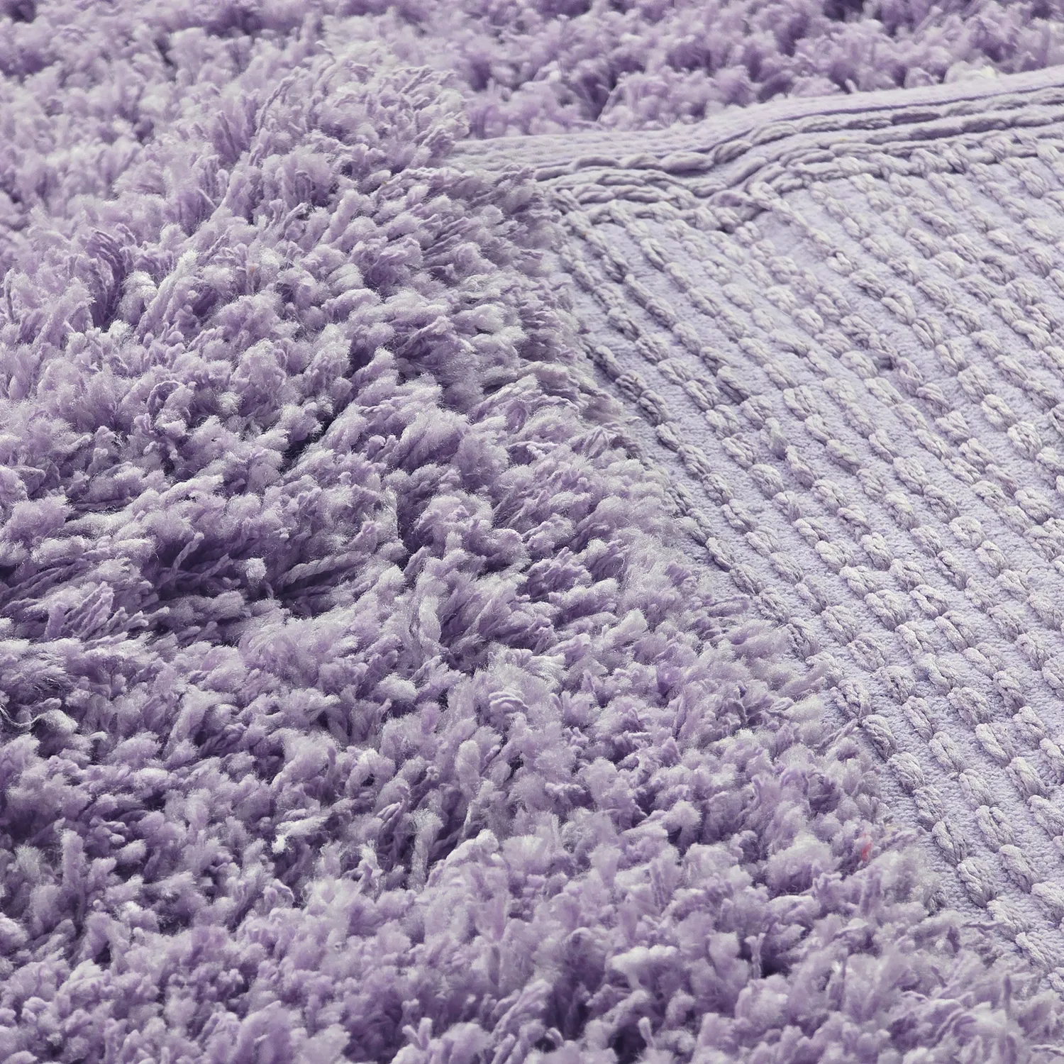 Ryamattor - Combarro Solid Cotton Shaggy (ljuslila)