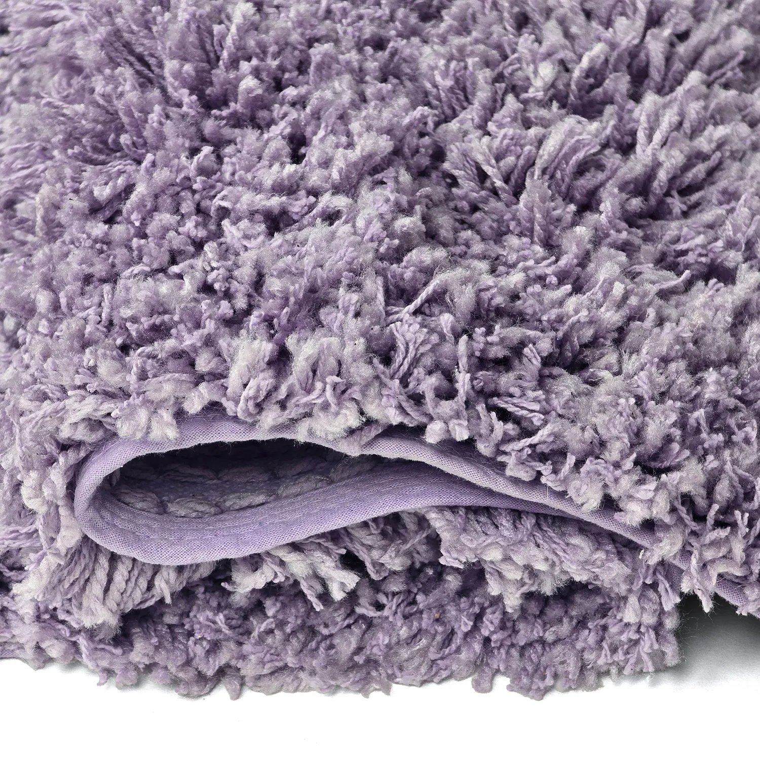 Ryamattor - Combarro Solid Cotton Shaggy (ljuslila)