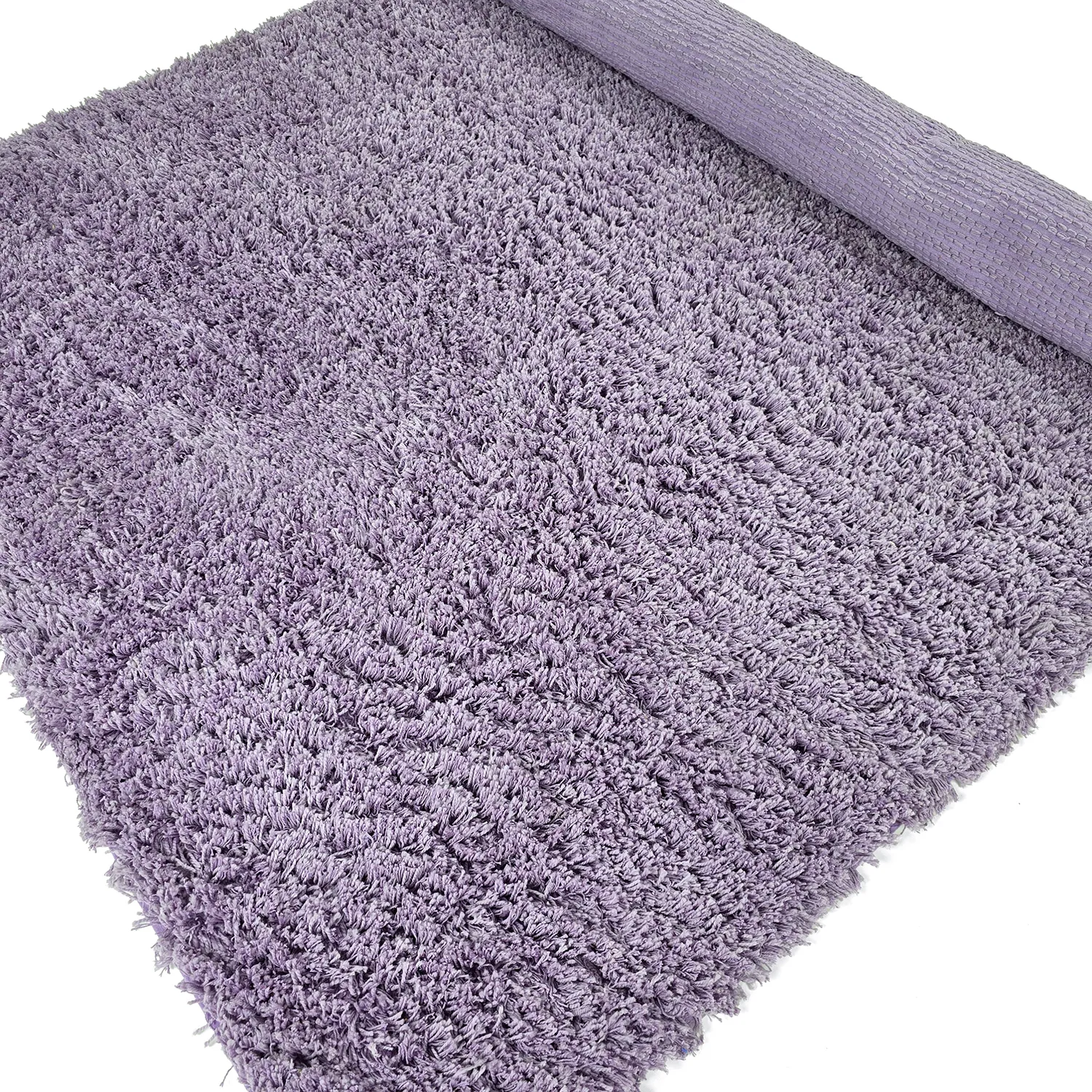 Ryamattor - Combarro Solid Cotton Shaggy (ljuslila)
