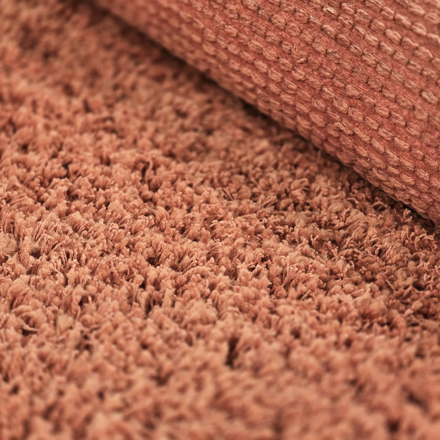 Ryamattor - Combarro Solid Cotton Shaggy (ljusorange)