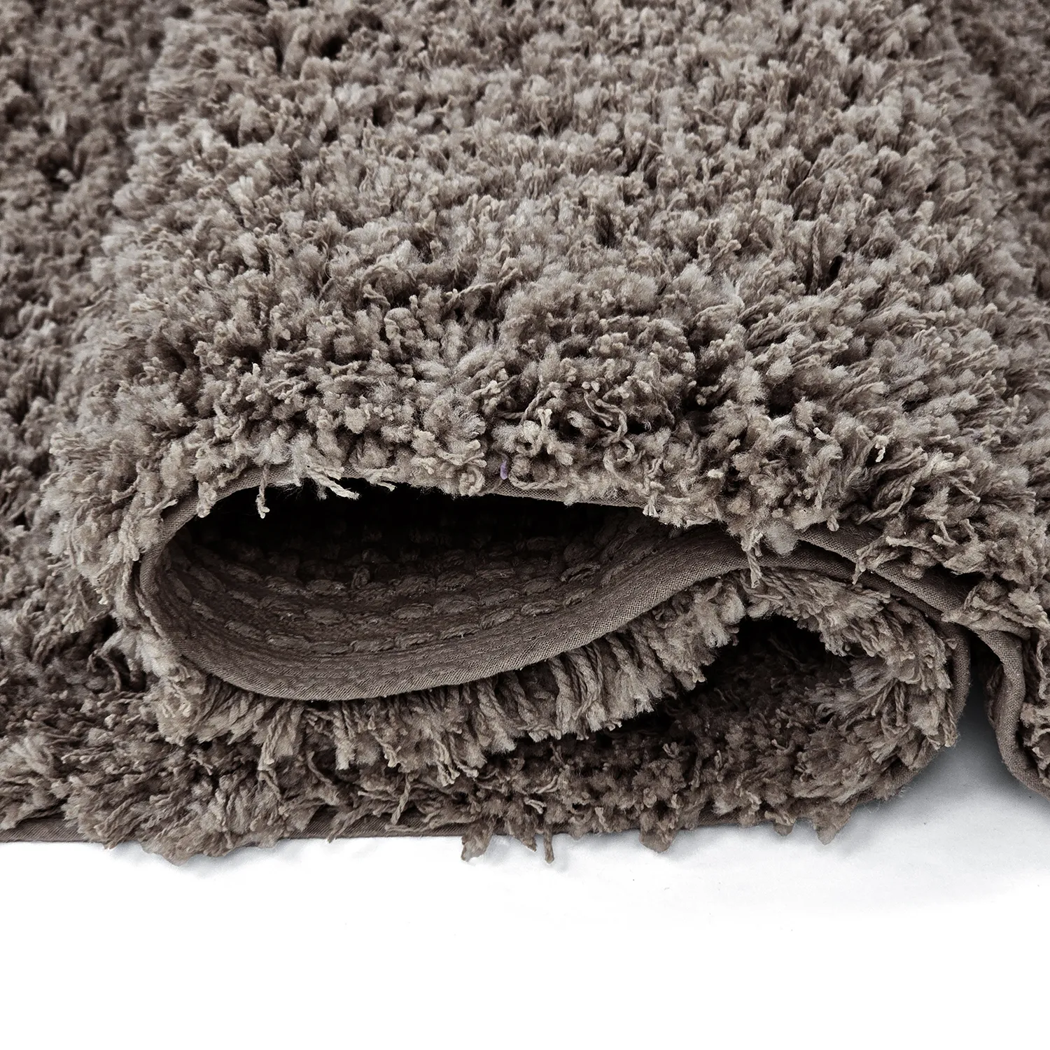 Ryamattor - Combarro Solid Cotton Shaggy (taupe)