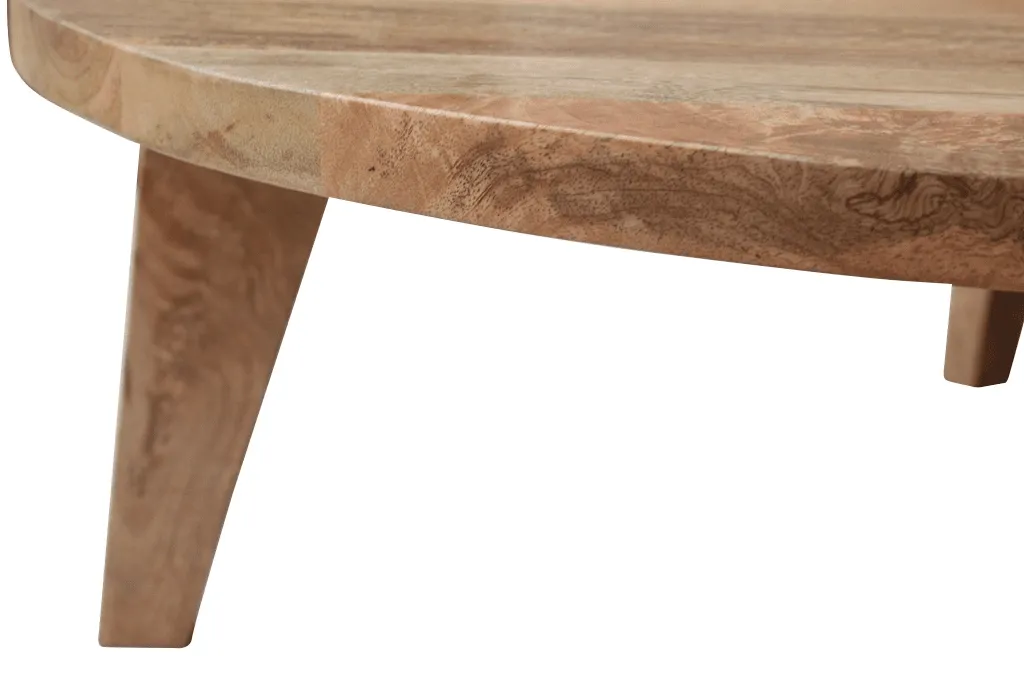Soffbord - Vintage - 65 cm round (natur)