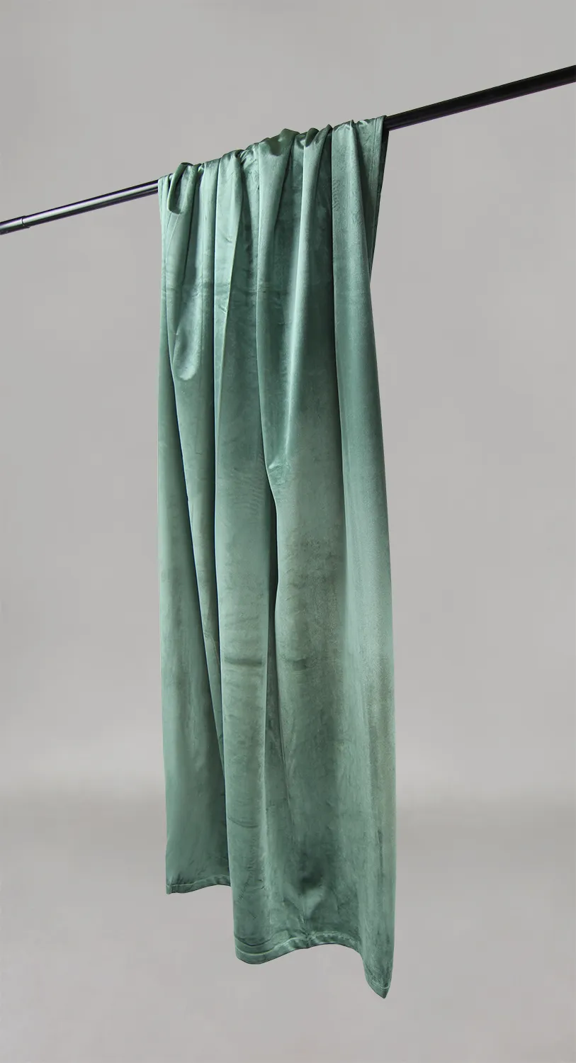 Záclony - Záclona z velúru Marlyn (zelená)