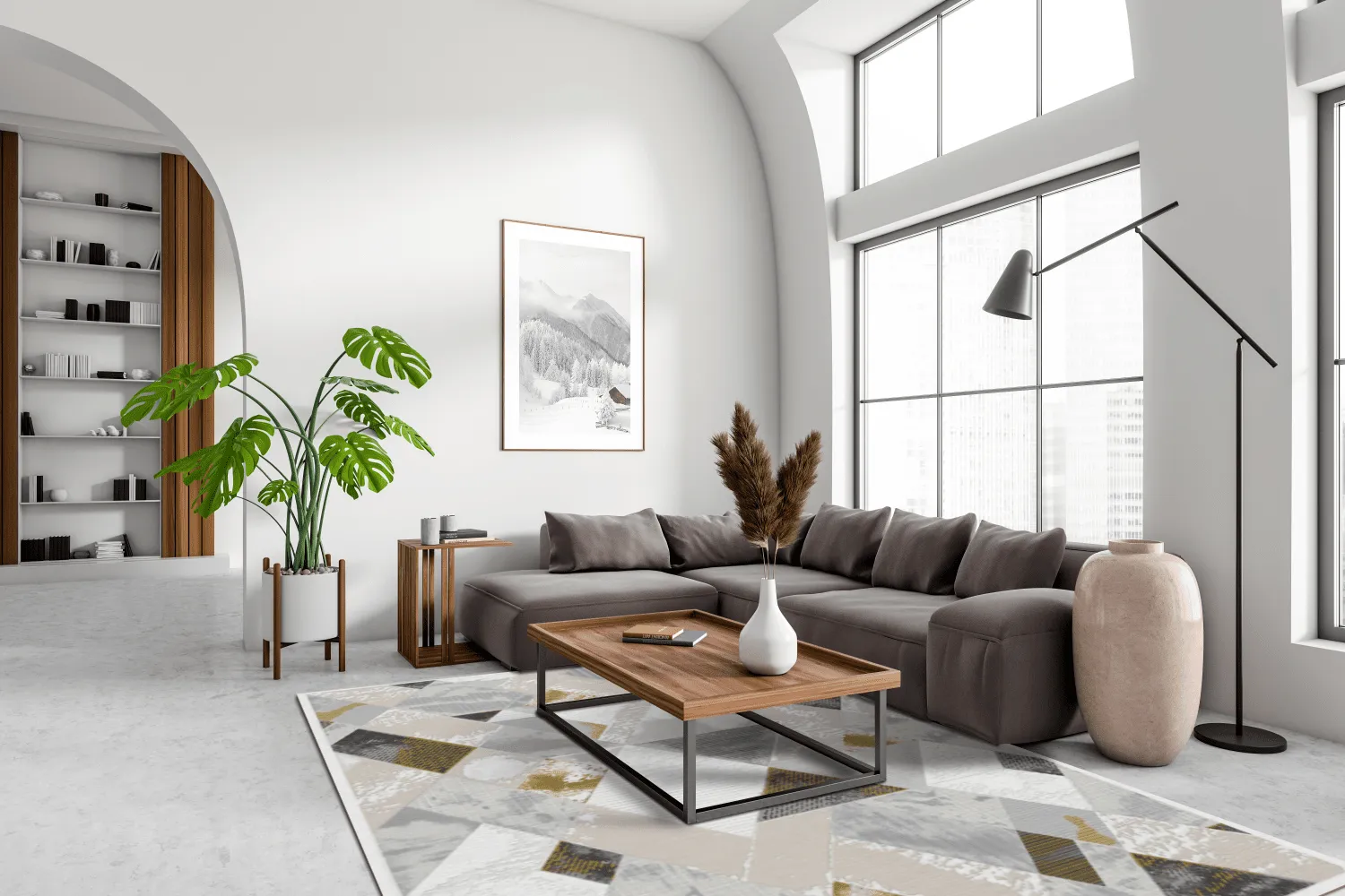 Koberec Wilton - Samos (šedá/multicolor)