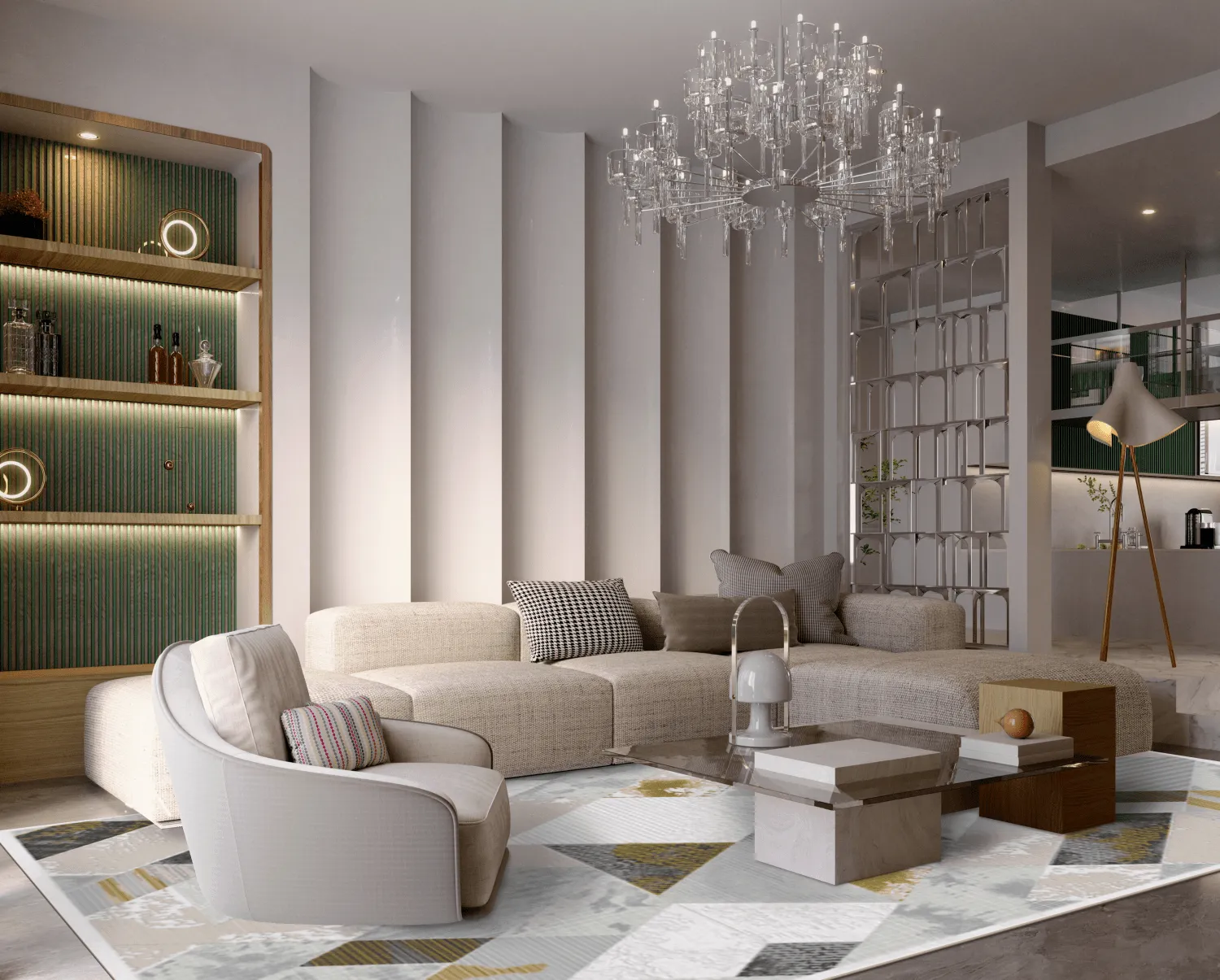 Koberec Wilton - Samos (šedá/multicolor)