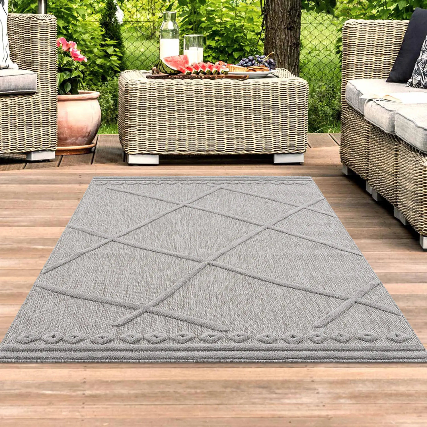 Shaggy Indoor-Outdoor - Newhaven (šedá)