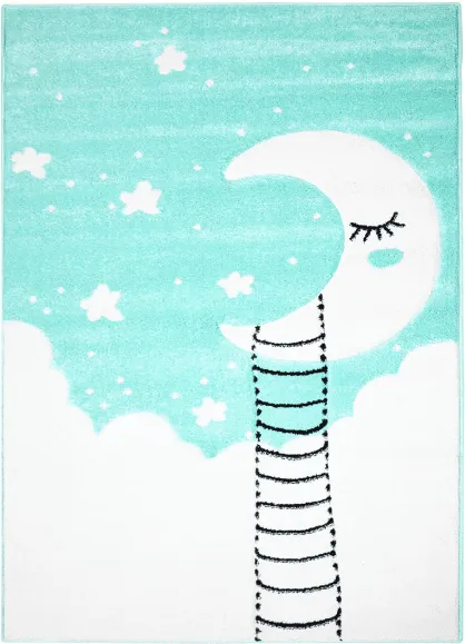 Detská rohož - Bueno Moon (tyrkysová)