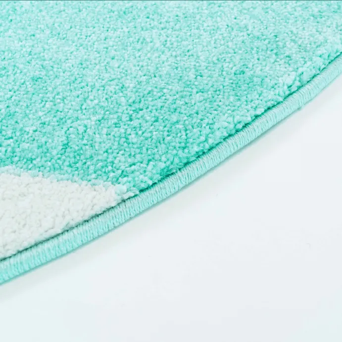 Detská rohož - Bueno Indian Bear Round (tyrkysová)