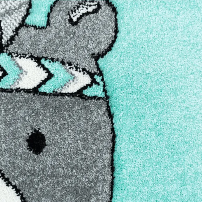 Detská rohož - Bueno Indian Bear (tyrkysová)