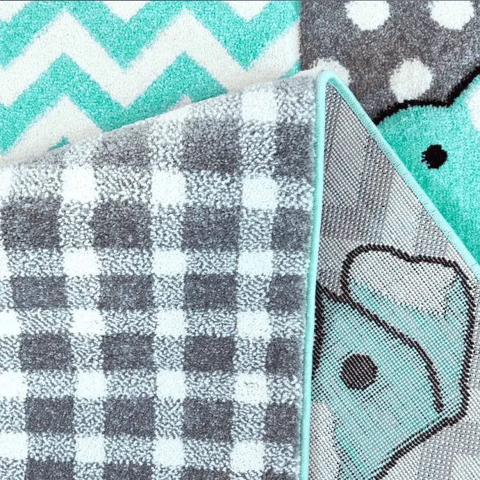 Detská rohož - Bueno Animals (tyrkysová)