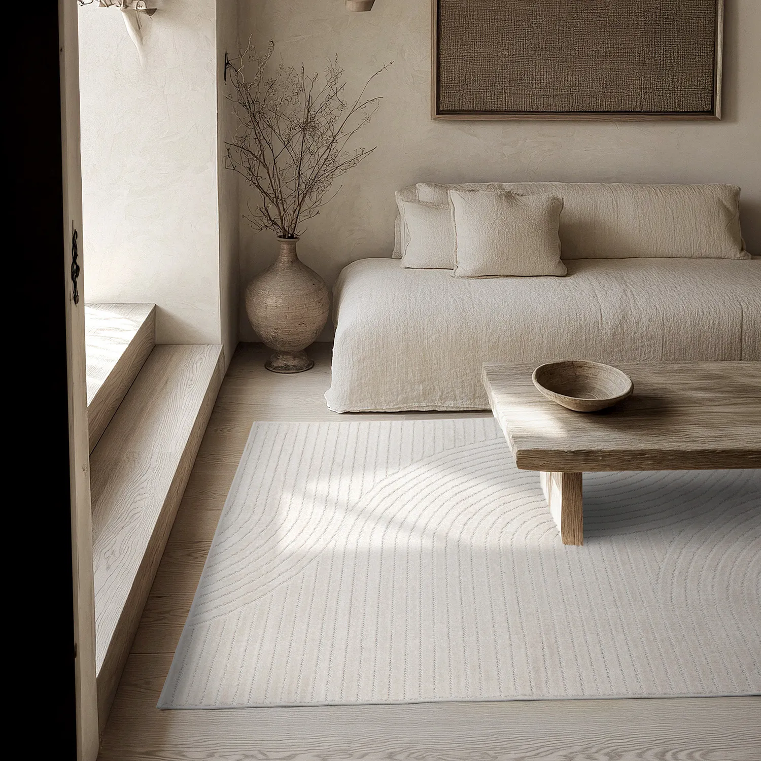 Shaggy Indoor-Outdoor - Devon (krémový)