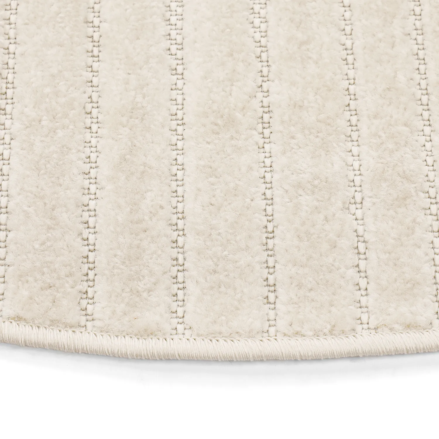 Kruhový koberec - Devon (krémový)