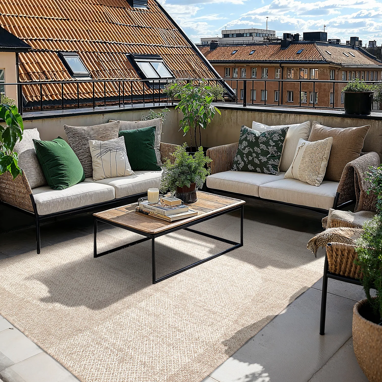 Shaggy Indoor/Outdoor - Orrville (šedá)