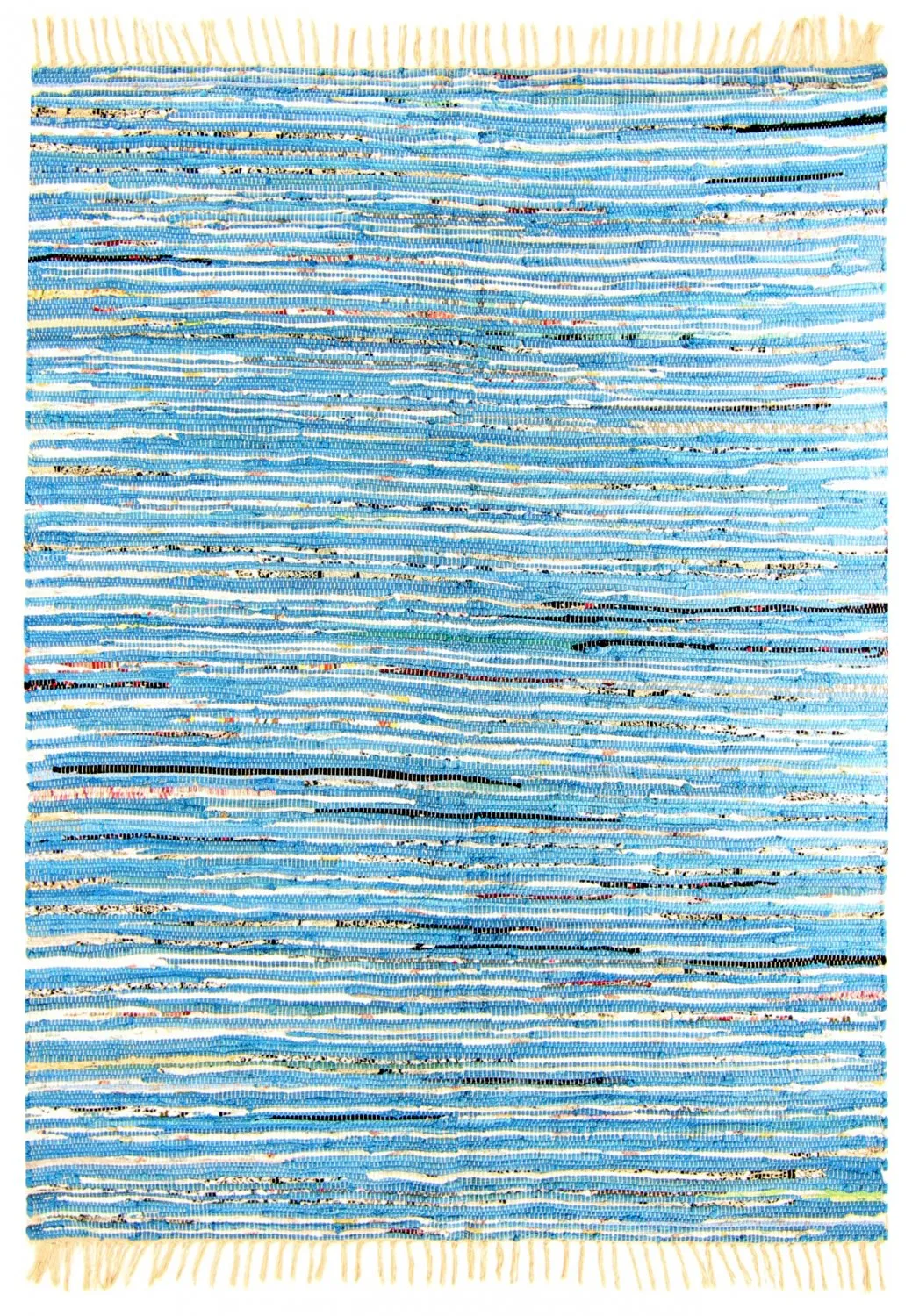 Koberec z kusov - Delhi (modrý)