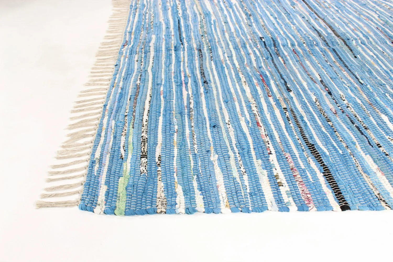 Koberec z kusov - Delhi (modrý)