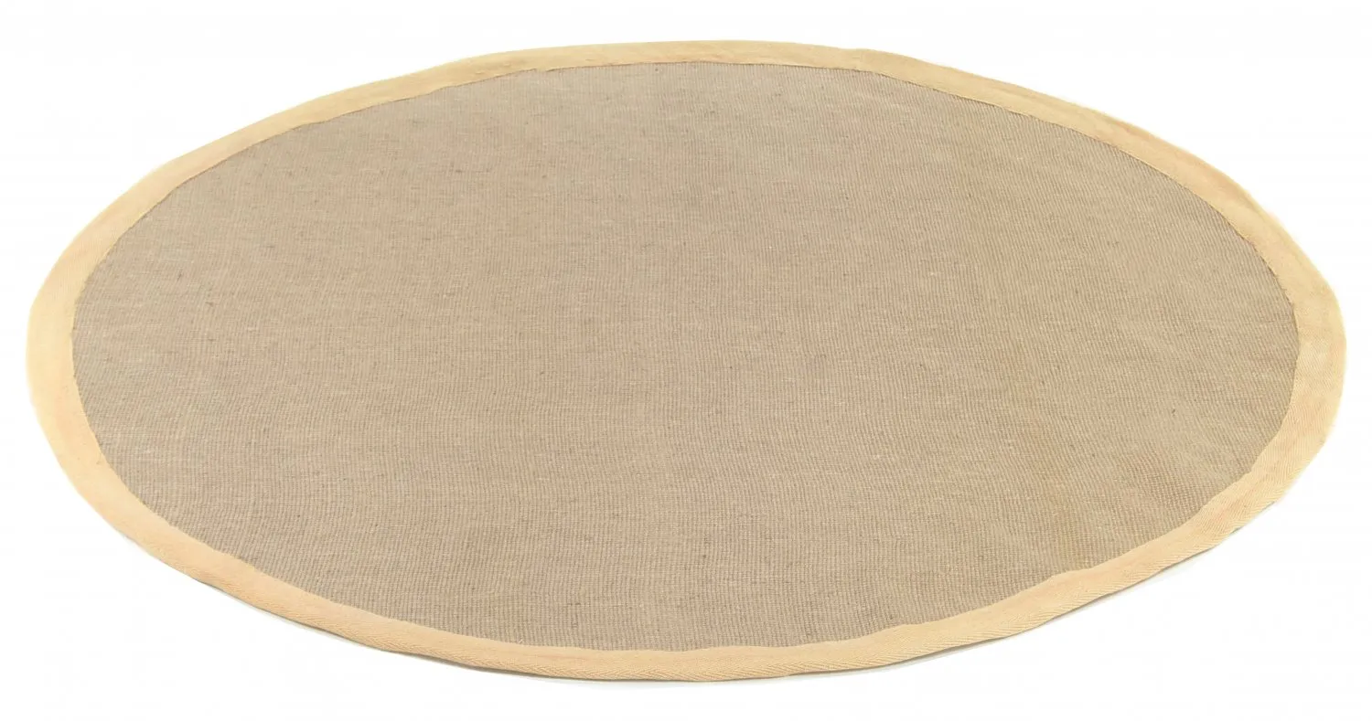 Kruhový koberec (sisal) - Agave (svetlo taupe)