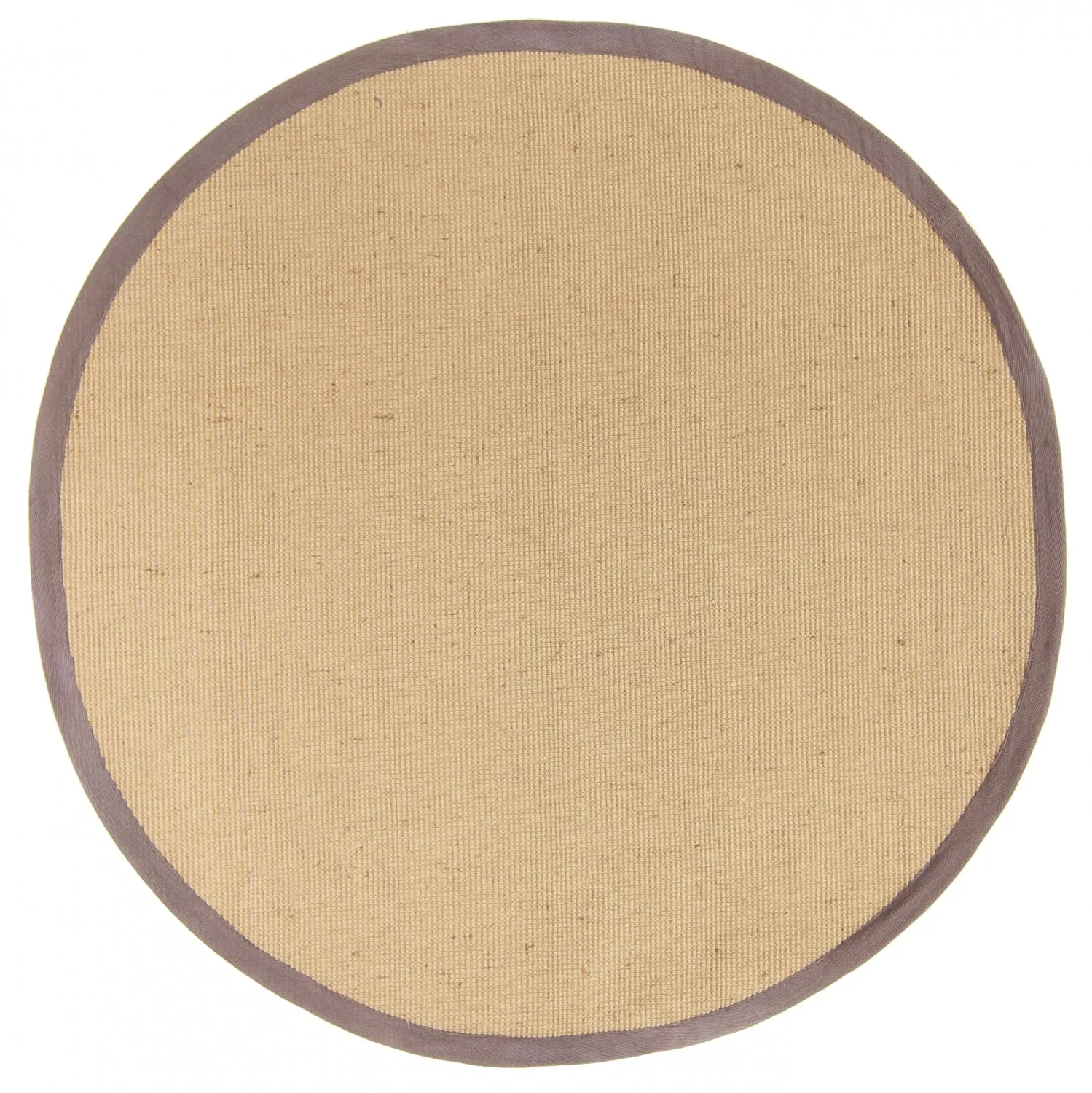 Kruhový koberec (sisal) - Agave (prírodná/hnedá)