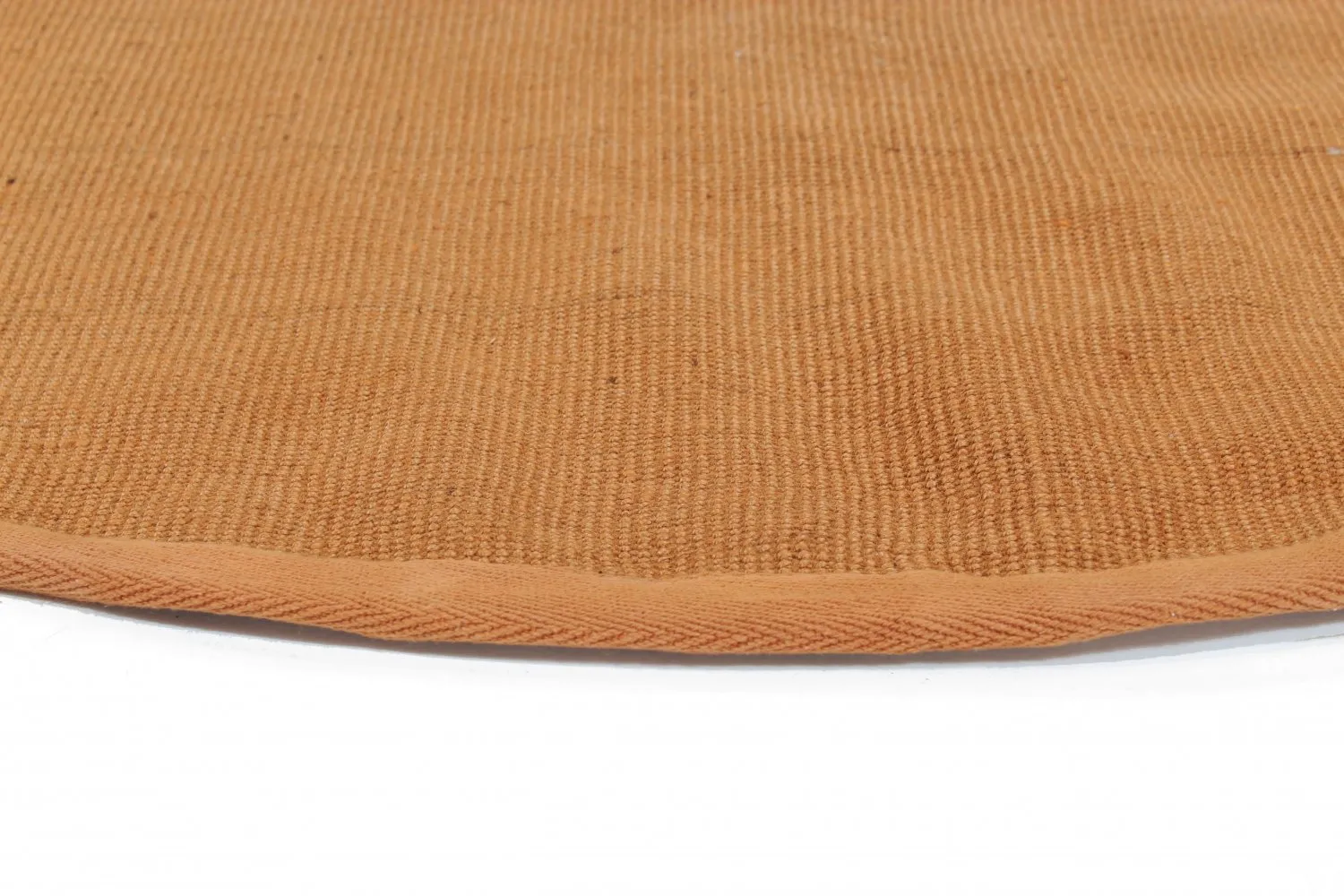 Kruhový koberec (sisal) - Agave (oranžová)