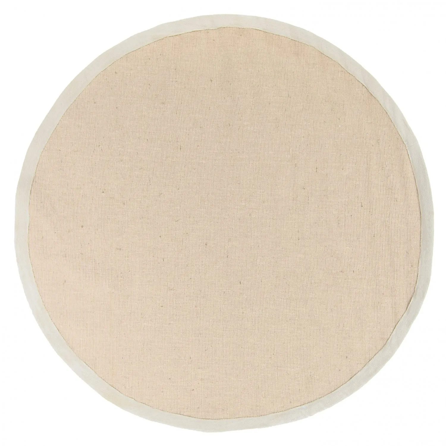 Kruhový koberec (sisal) - Agave (béžová/sivá)