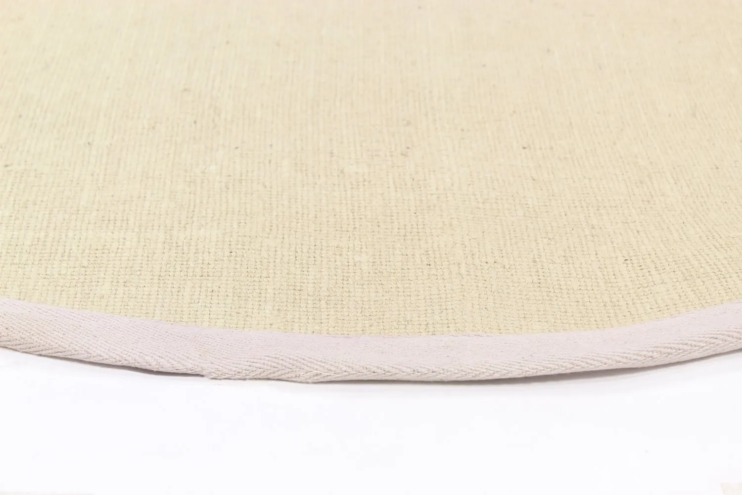 Kruhový koberec (sisal) - Agave (strieborná/sivá)