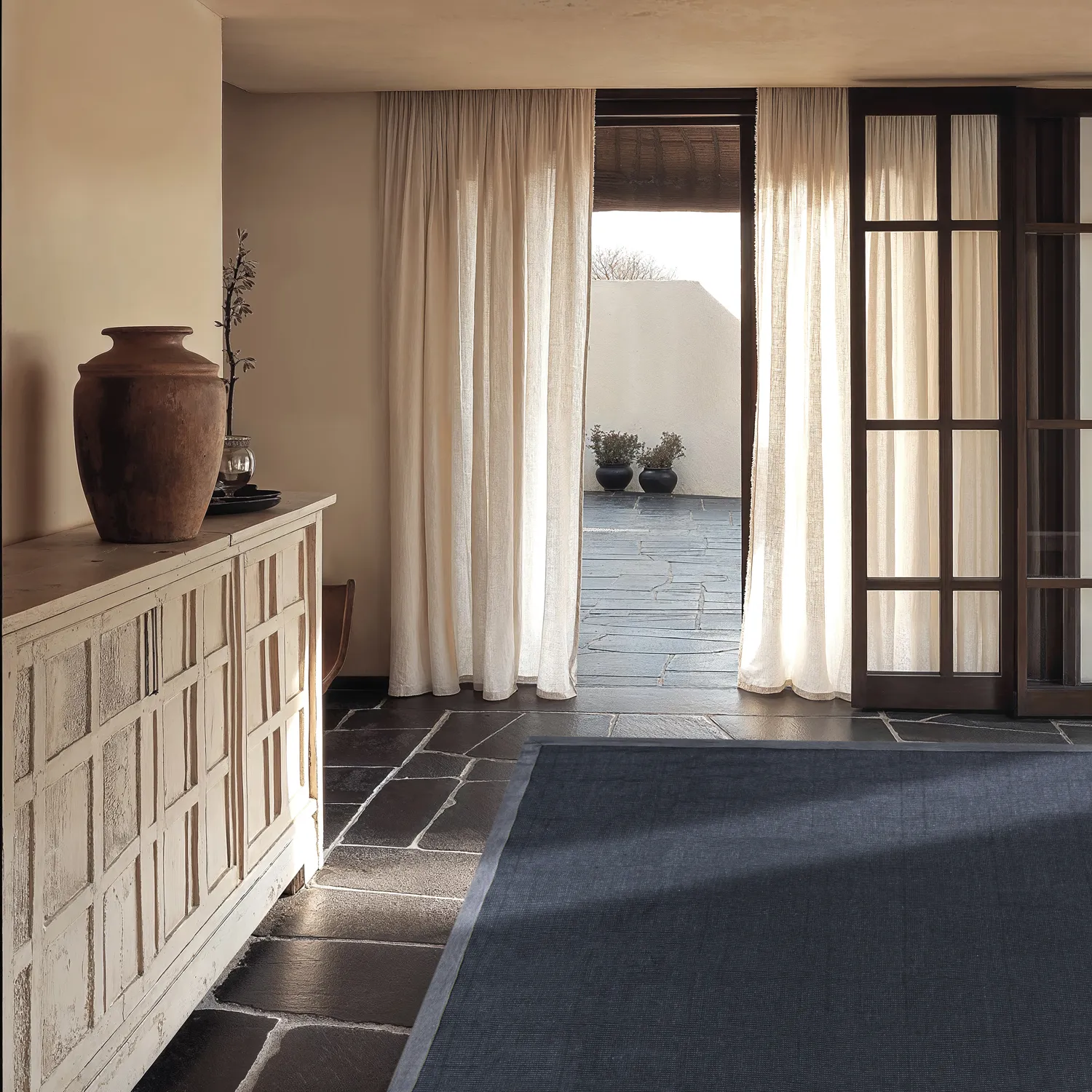 Sisalový koberec - Agave (tmavošedá)