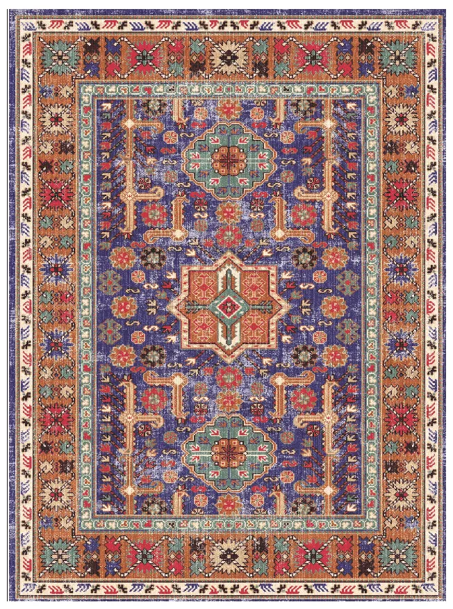 Koberec Wilton - Patnos (modrý/multicolor)