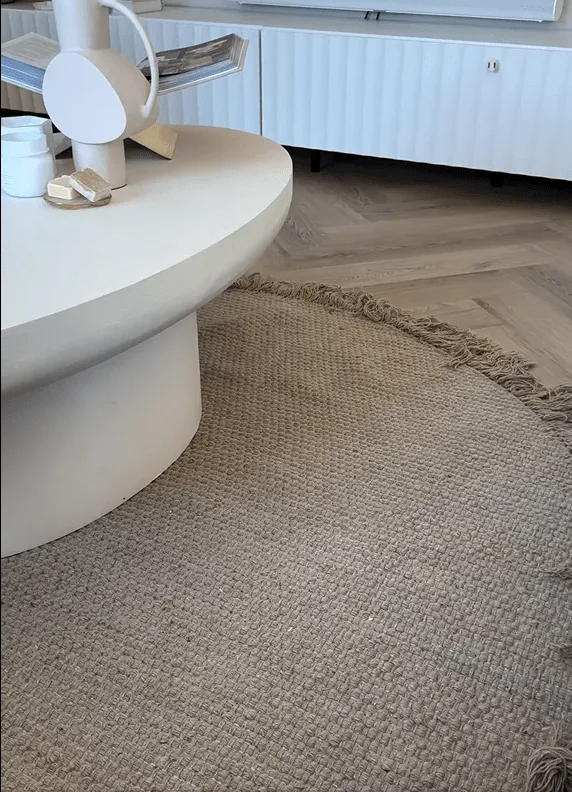 Kruhový koberec - Pike (béžový)