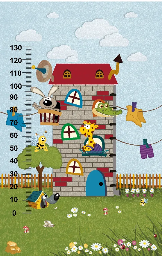 Detský koberec - Zábavný dom