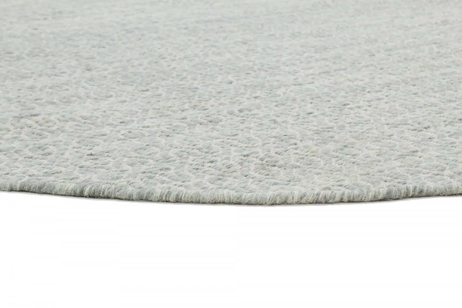 Kruhový koberec - Snowshill (šedá/biela)