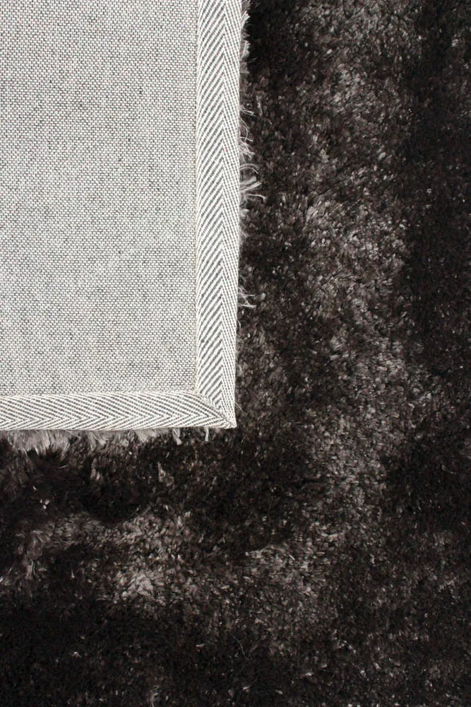 Koberec s dlhým vlasom - Shaggy Luxe (antracitová)