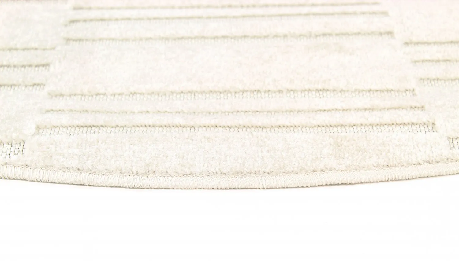 Kruhový koberec - Bronx (krémový)