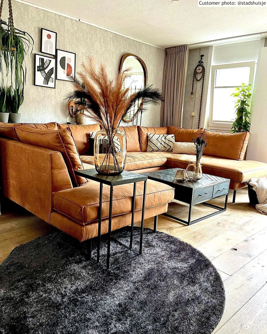 Kruhové koberce - Cosy (antracit)