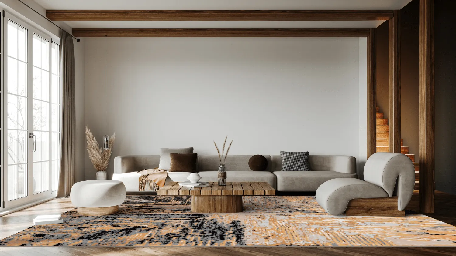 Koberec Wilton - Tizzano (zlatý/multicolor)