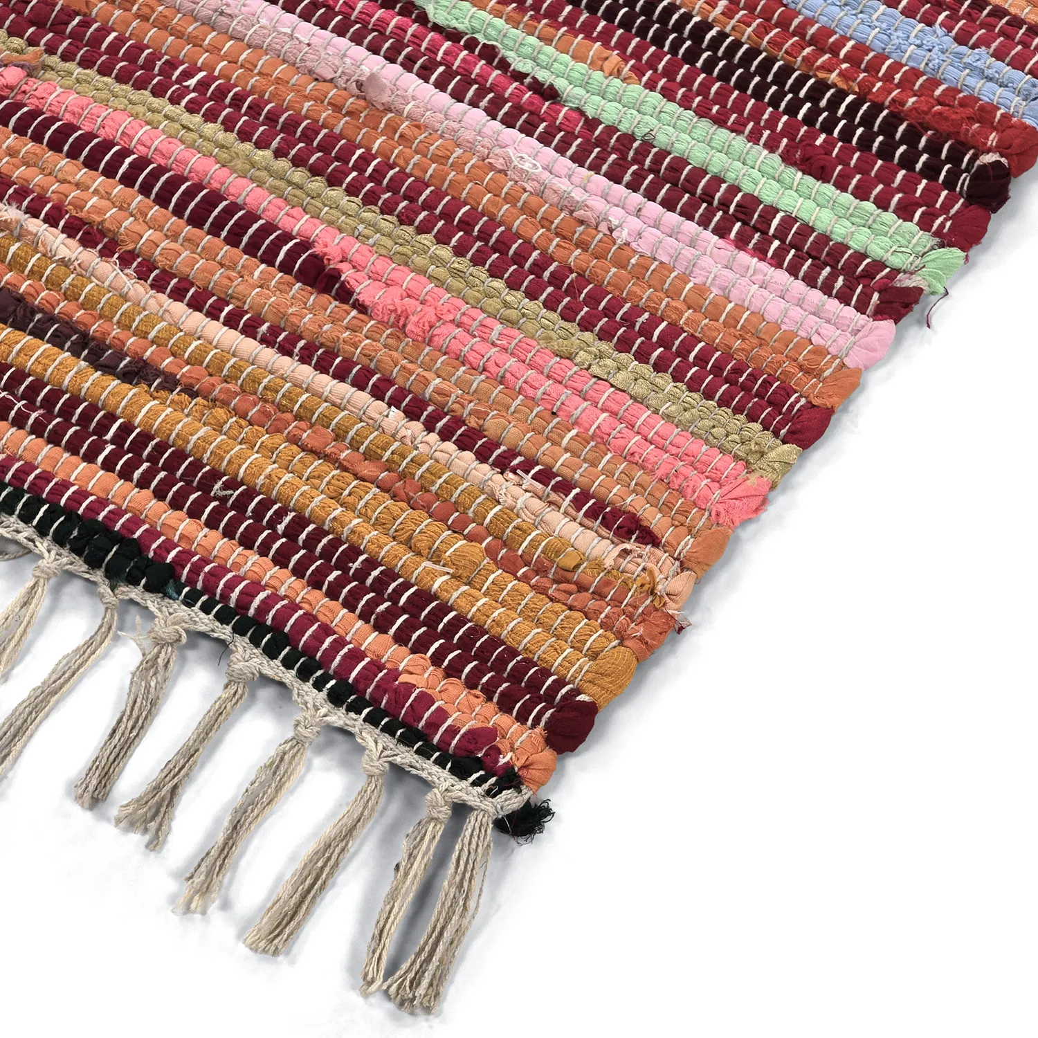 Koberec z kusov - Happy (ružová/multi)