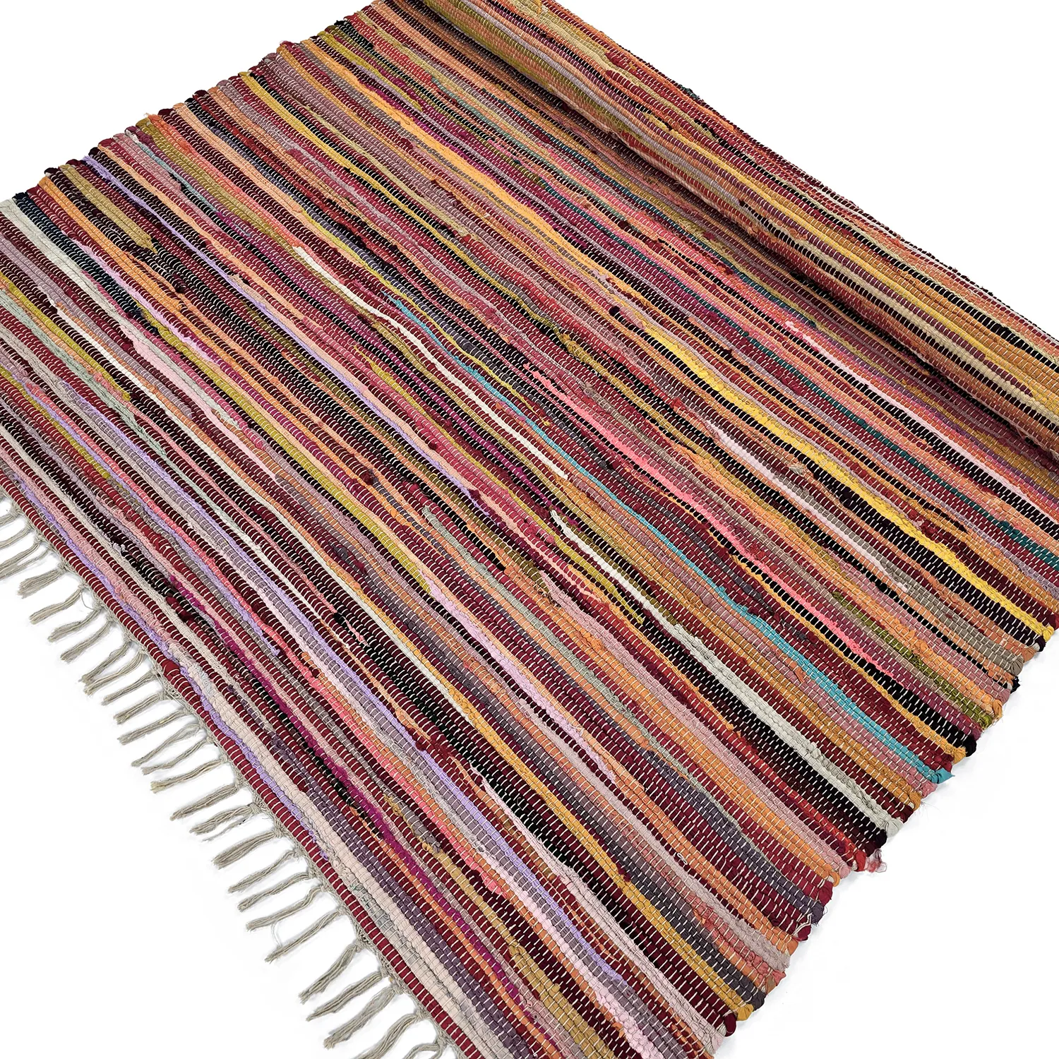 Koberec z kusov - Happy (ružová/multi)