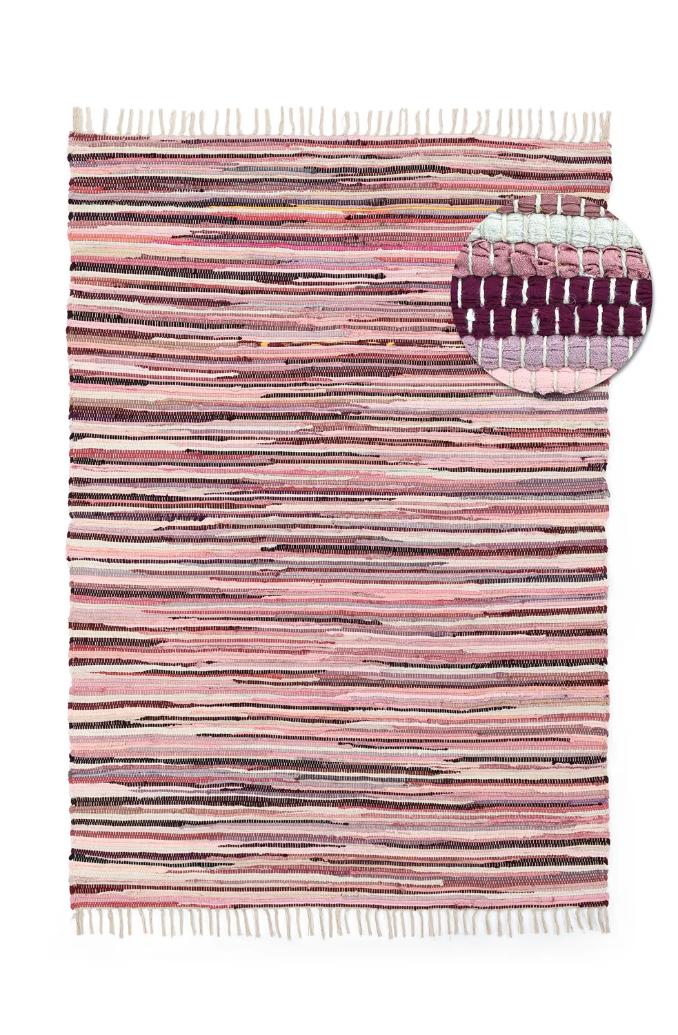 Koberec z kusov - Home (ružový/multi)